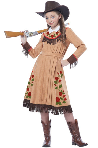 Disfraz Para Niña Vaquera Annie Oakley Talla Xl Halloween