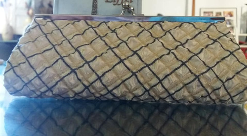 Cartera Sobre Petaca Cierre Vintage Nueva  