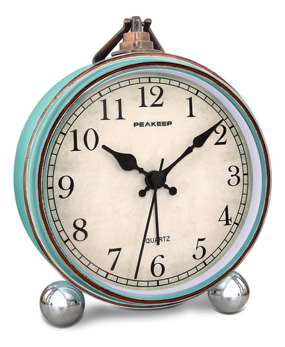 Peakeep 4 Reloj Despertador Analógico Retro Antiguo Que Func