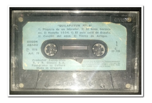 Cassettes Quilapayun