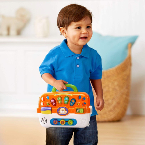 Cuidado Vtech Para Mí Aprendizaje Carrier Juguete, Naranja