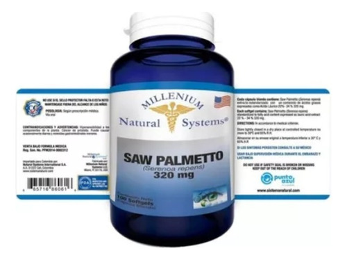 Saw Palmetto 320mg X60 Softgels