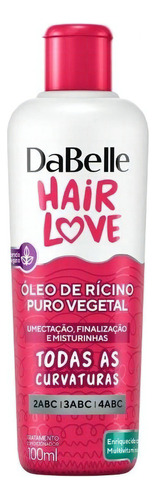 Óleo De Rícino Todas Curvaturas Hair Love Dabelle 100ml