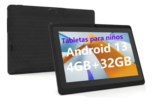 Tablet Infantil Android 13 Com Wi-fi Para Crianças Preto | Frete