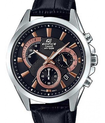 Relógio Casio Edifice Masculino Couro Efv-580l-1avudf