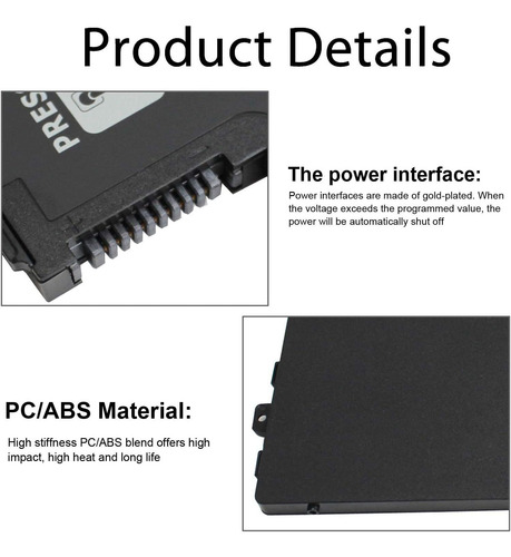 Imagen 4 de 6 de Bateria Para Portatil De 43wh Trhff P39f P49g Para Dell In