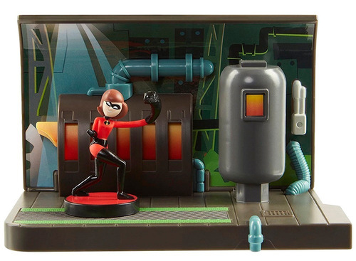 Imagen 3 de 7 de Increibles Escena Lab Assault + Figura Disney 74931 Bigshop
