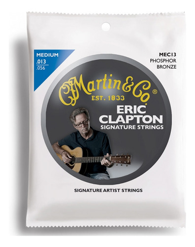 Encordado Guitarra Acustica Martin & Co Mec Clapton Prm