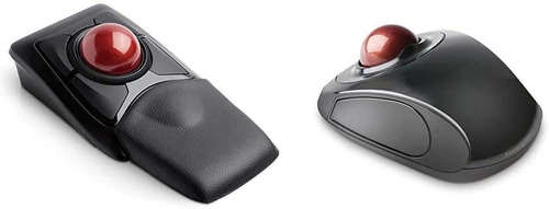 2 Mouse Inalambricos Distintos Disenos Trackball Negros