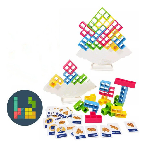 Juego De Equilibrio De Torres Tetris Equili Educational 3d S