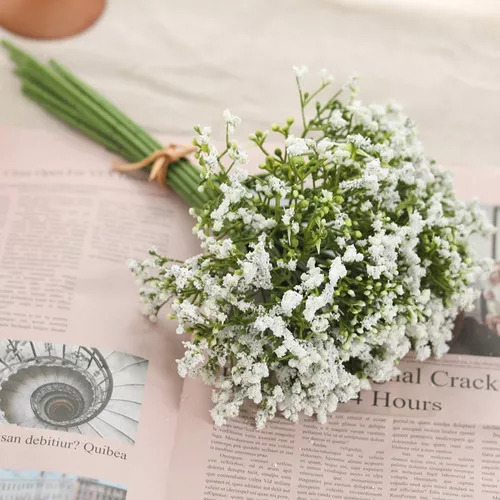 Para 1 Unidad De 12 Gypsophila Romántico Artificial Nubes