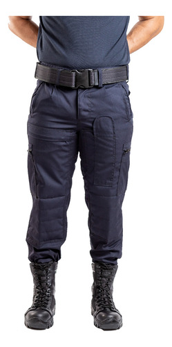 Pantalón Táctico Americana Policía Azul T:56-60