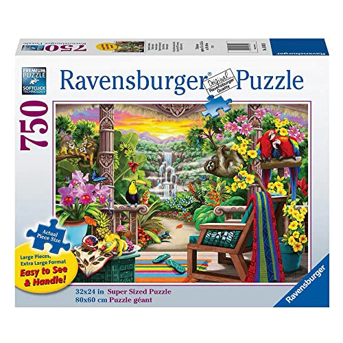 Ravensburgertropical Retreat Rompecabezas De Gran Formato De