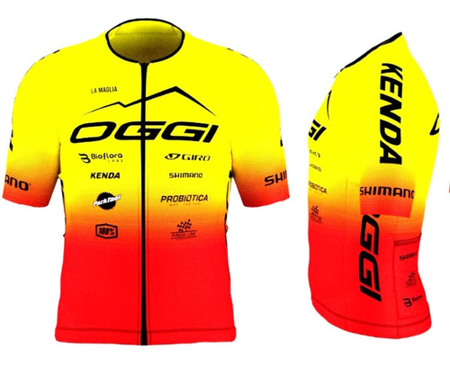 Imagem 1 de 1 de Camisa Ciclismo Oggi Proteam 2021