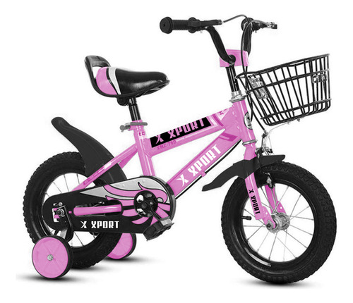 Bicicleta Infantil Xport Aro 16 Con Ruedas De Entrenamiento