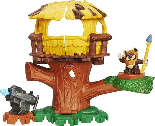 Star Wars Galactic Heroes Aventura En Endor Ewok Hasbro