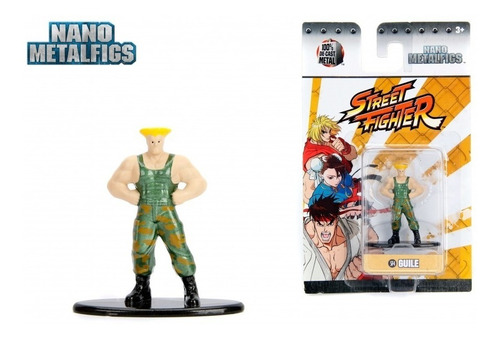 Figuras Street Fighter Ryu - Ken Metalicas - Nano Metal Fig