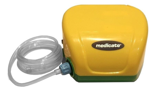 Nebulizador compressor Medicate MD1300 amarelo e verde 127V/220V