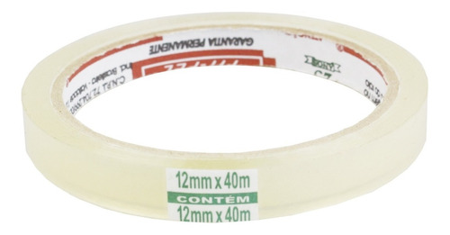 Fita Adesiva Durex Transparente 12mm X 40m - Rolo Com 20 Un