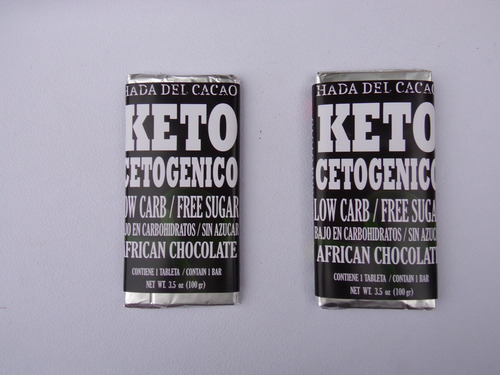 Imagen 3 de 5 de 5 Chocolate (500 Gr) 96% Cacao Keto Cetogenico Vegano Stevia