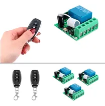 Comprar 3 Receptores Inalámbricos 1rele 2 Control 433mhz 12-220v Kit