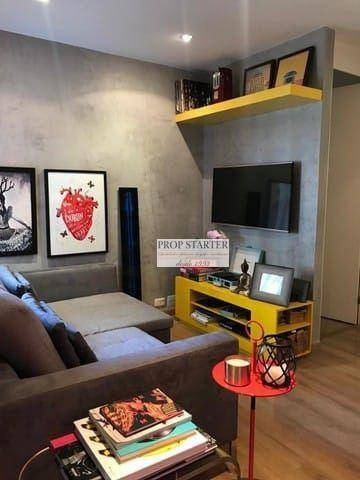 Imagem 4 de 12 de Vendo Lindo Apartamento Em Moema Com 56m² - Ap1221