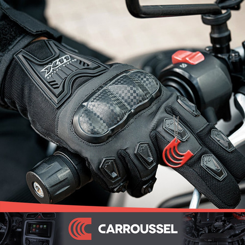 Imagem 5 de 8 de Luva X11 Masculina Blackout Touch Verão Motociclista Moto