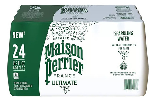 Agua Con Gas Maison Perrier 500ml, Paquete De 24 Botellas