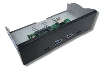 Comprar Panel Frontal 5.25 4 Puertos 2 Usb-a 2 Usb-c 3.1 Placa Usb 3.1 Desktop Pc Panel Amitosai MTS-DESK525USB31AC