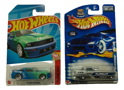 Hot Wheels Combo Metrorail Y Ford Mustang 2007 Espectacular!