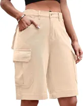 Comprar Bermudas Mom Baggy Mujer 3\u002F4 Largó Cargo