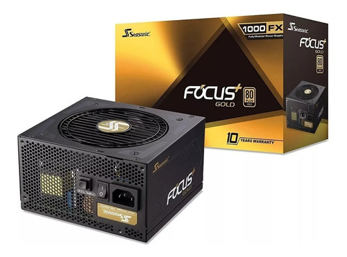 [ ] Fuente De Poder Focus Plus 1000w 80 Plus Gold