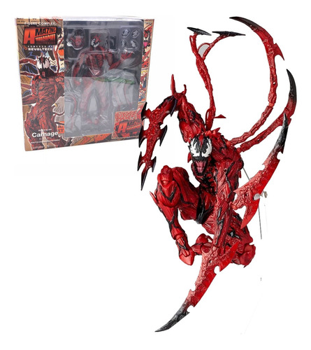 Figura De Acción Articulada Móvil Venom 18cm