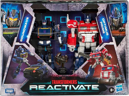 Pack Optimus Prime & Soundwave - Transformers Reactivate 