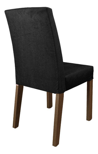 Juego de Comedor Madesa Gisele con 4 Sillas - Marrón/Oxford