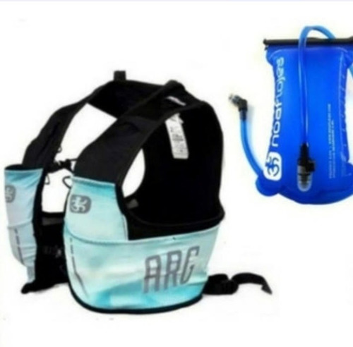 Imagen 5 de 8 de Chaleco Hidratación Argentina Noaf Bolsa Mochila Trail