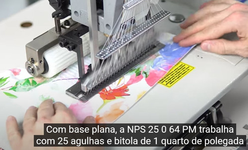 Máquina Catraca Para Costurar Lastex -25 Agulhas-nippon