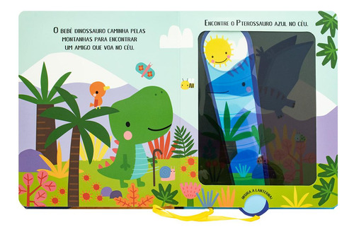 Lanterna Divertida: O Bebê Dinossauro E Seus Amigos, De Koral Books. Editorial Todolivro, Capa Dura, Edição 1 Em Português, 2024
