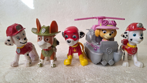 Paw Patrol Marshall Figuras Y Camión 2 En 1 Y 2 Más Lote (Usado)