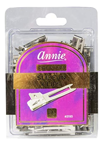 Annie Slide-in Clips, 80 Count