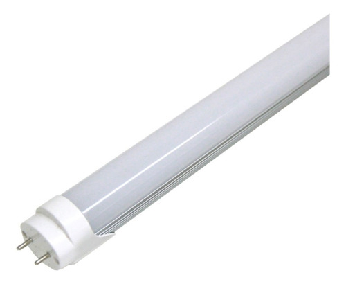 Tubo Led 18w T8 (g13) Acrílico + Aluminio Opalino Traslúcido