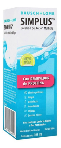 Simplus Bausch + Lomb Solución Para Lente De Contacto Rigido