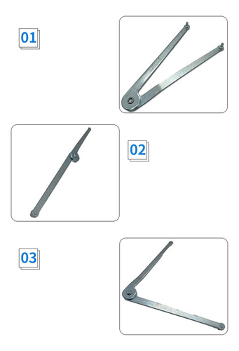 Llave De Cara Llave De Tuerca Redonda Ajustable Con Pasador