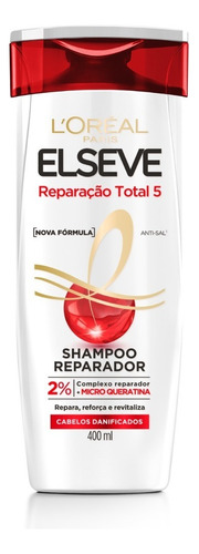 Shampoo Reparação Total 5 Elseve 400ml L'oréal Paris
