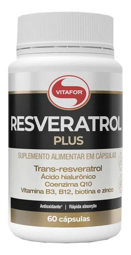 Resveratrol Plus Vitafor 60 Cáps