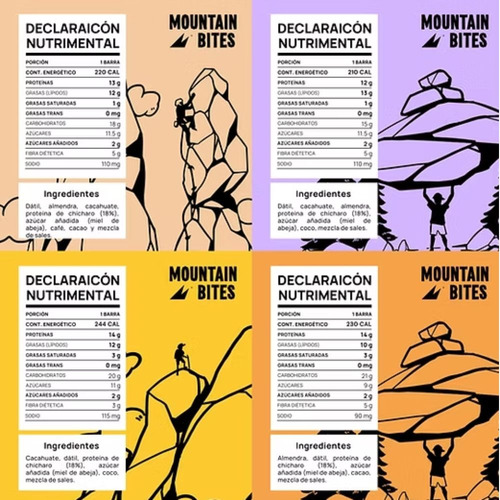 Mountain Bites Barras De Proteína, 40 Pack Multi Sabores