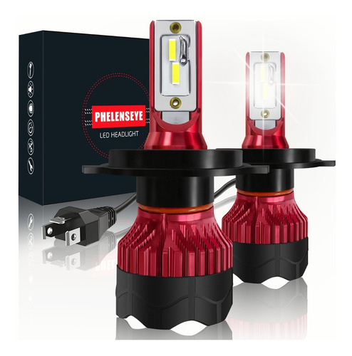 Kit De Faros Delanteros Led H4 9007 Para Luz Alta Y Baja