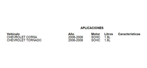 Sensor Tps Corsa 2006-2008 Tornado 2006-2011 1.8lt