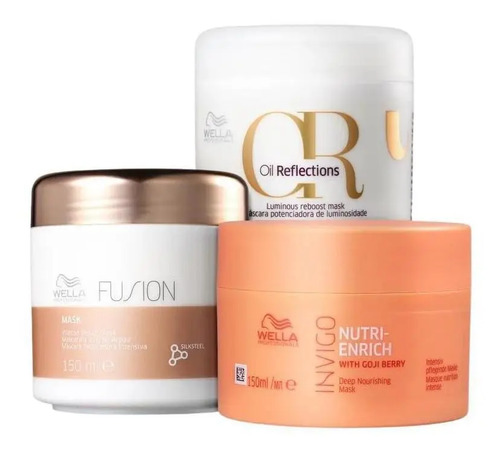 Kit Wella Cronograma Capilar Fios Perfeitos 3 Produtos