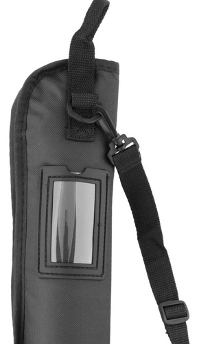 Drum Stick Gig Bag Resistente Al Agua Negro Poner 8 Palos